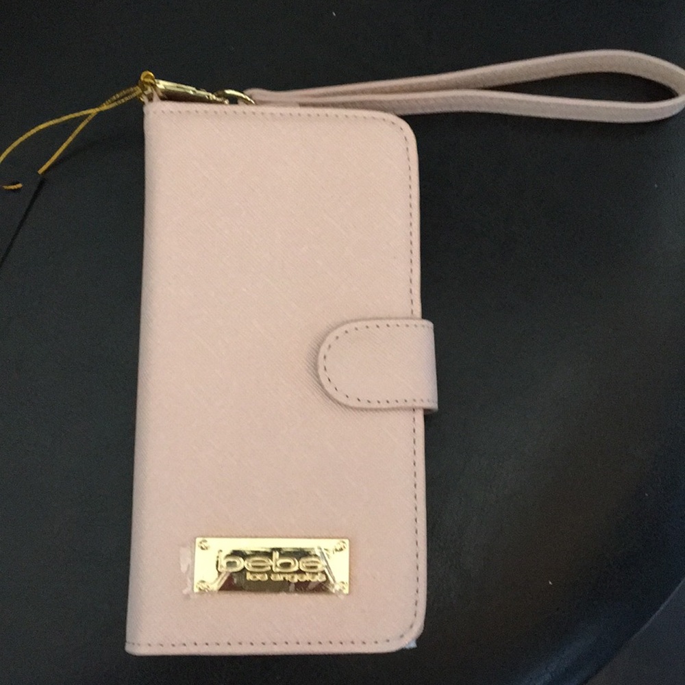 New bebe blush cell phone wallet wristlet, Id Slot
